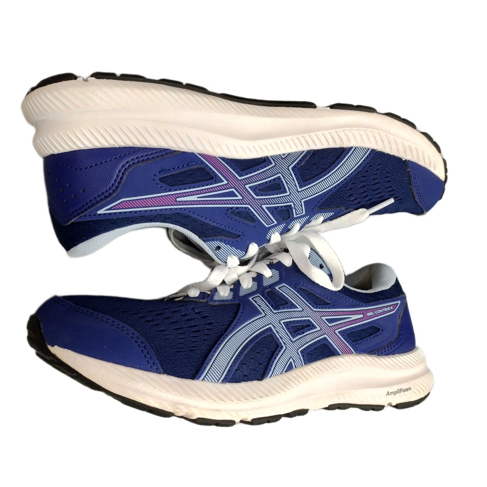 Asics Gel-Contend 8 Running Sneakers Womens 8.5 Multi Low Top Lace Up 1012B320